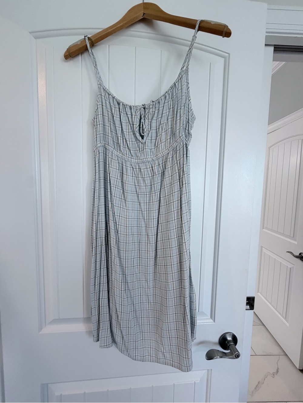 Billabong Plaid Spaghetti Strap Midi/Maxi Dress – Size Large